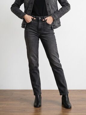 Designer Citizen Of Humanity Isola Black Skinny Jeans High Wasted Made in Turkey
